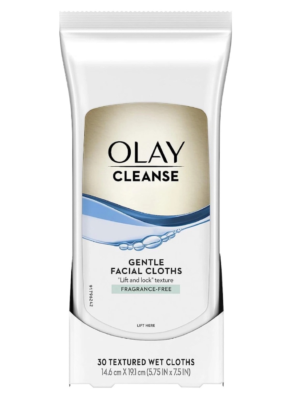 OLAY Cleanse Gentle Facial Cloths Fragrance Free. 30 cloths.